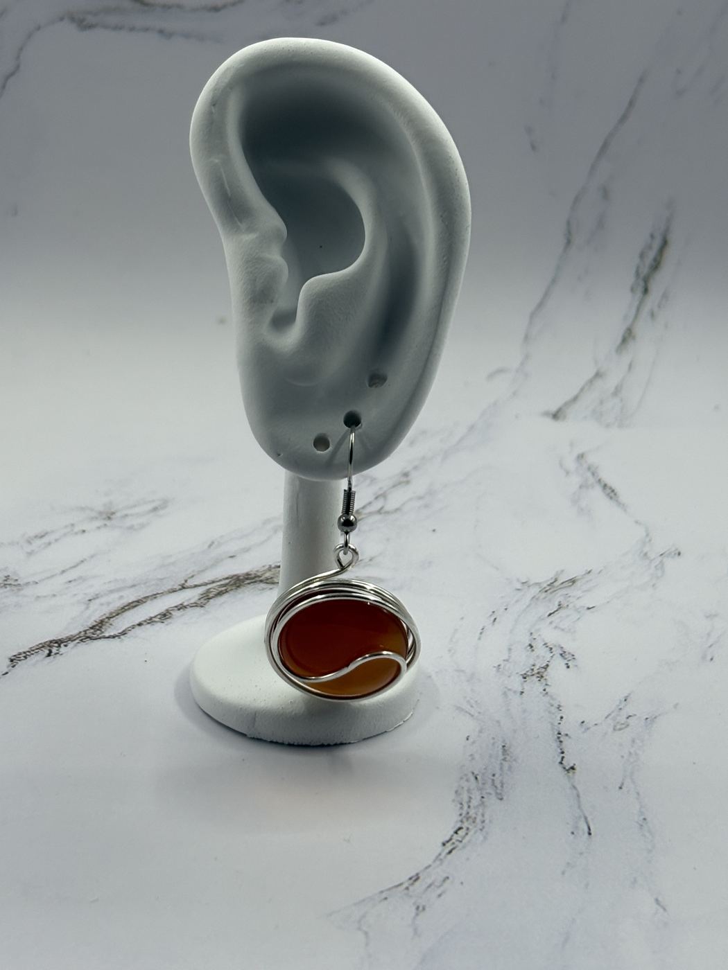 Infinity Stone Dangle Earrings
